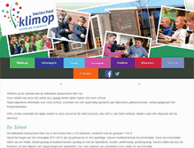 Tablet Screenshot of klimopschoolrijssen.nl